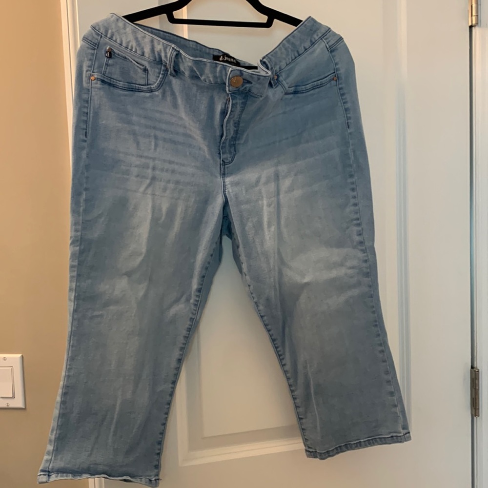 NWOT D.Jeans cropped jeans size 18W